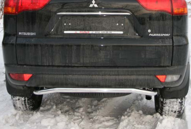Защита задняя «волна малая» d60 для Mitsubishi Pajero Sport 2008- MIPS.75.0784