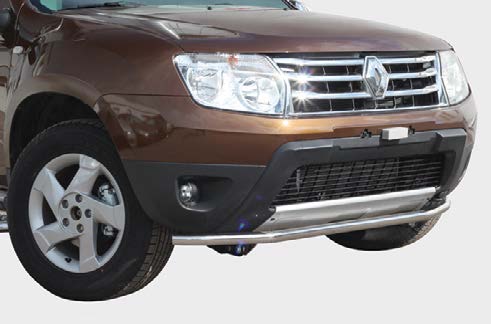 Защита переднего бампера труба d42 для Renault Duster 2012- RDUS.48.1435