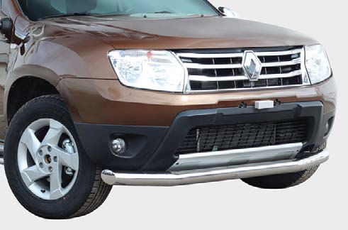 Защита переднего бампера труба d76 для Renault Duster 2012- RDUS.48.1437