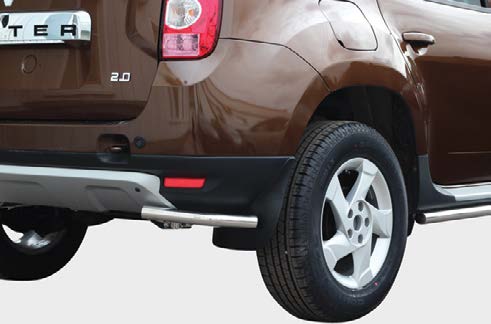 Защита задняя уголки d42 (только 4x4) для Renault Duster 2012- RDUS.76.1446