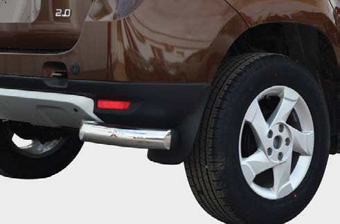 Защита задняя уголки d76 (только 4x2) для Renault Duster 2012- RDU2.76.1466
