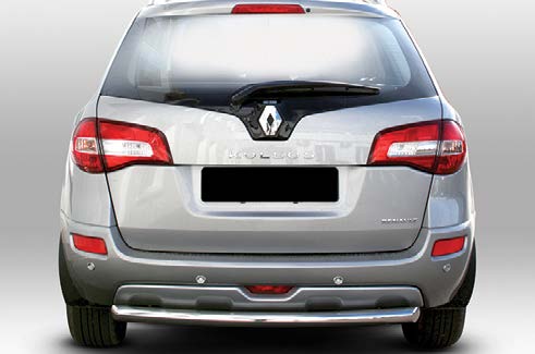Защита заднего бампера d60 короткая для Renault Koleos 2012- RENK.75.0734
