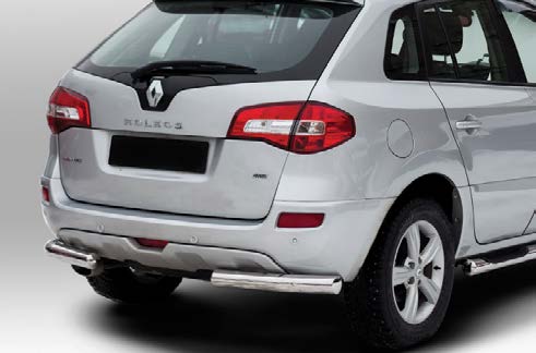 Защита задняя уголки d76 для Renault Koleos 2012- RENK.76.1597