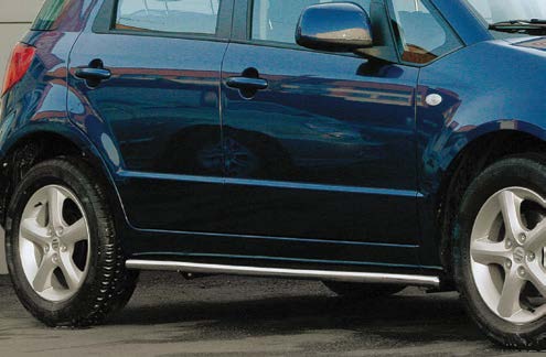 Пороги труба d42 (комплект 2 шт.) для Suzuki SX4 2006- SZSX.80.0367