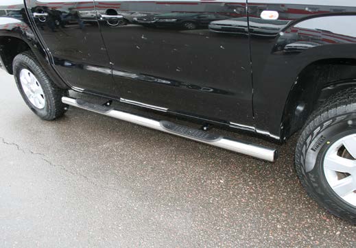 Пороги труба d76 с 2-мя проступями (комплект 2 шт.) для Volkswagen Amarok 2010- VWAM.81.1237