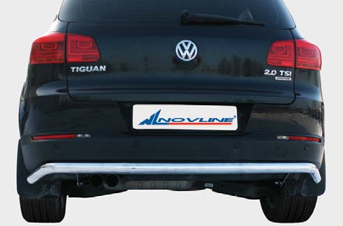 Защита заднего бампера «волна» d60 для Volkswagen Tiguan 2011- VWTI.75.1409