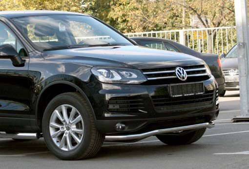 Защита переднего бампера d60 для Volkswagen Touareg 2010- VWTG.48.1190