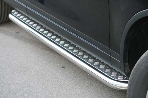 Пороги с листом d60 для Volkswagen Touareg 2010- VWTG.82.1192